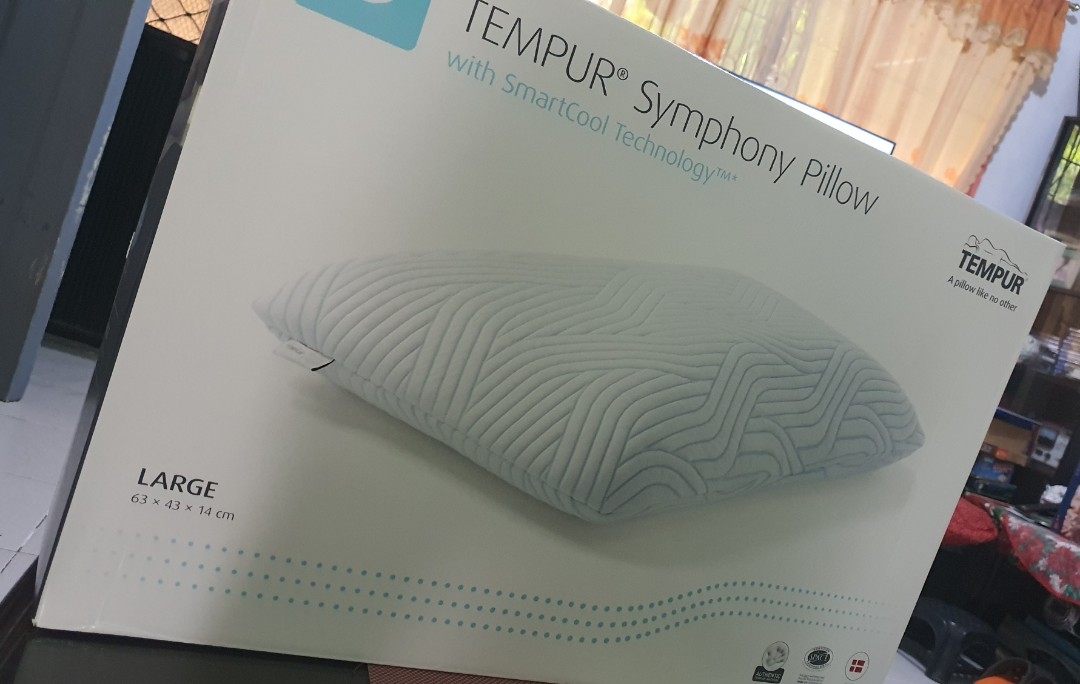 Tempur Symphony Pillow Large, Furniture & Home Living, Bedding & Towels on Carousell