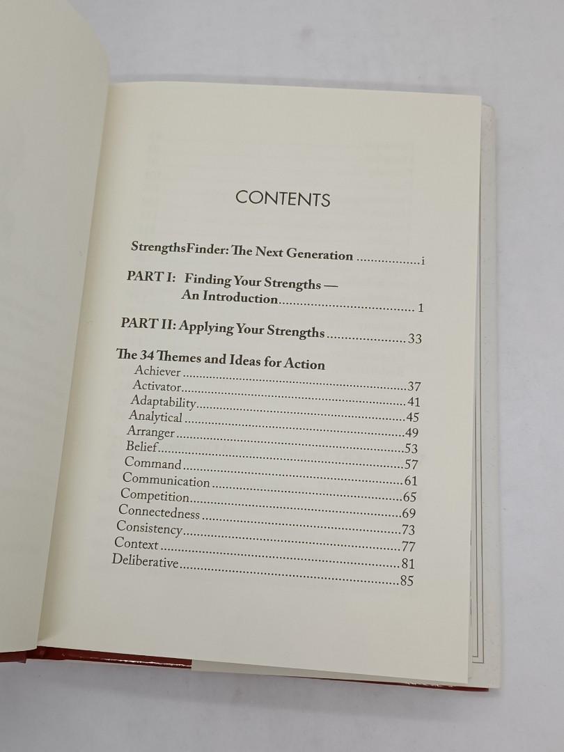 The 1 Wall Street Journal BestsellerStrengths Finder 2.0, Hobbies