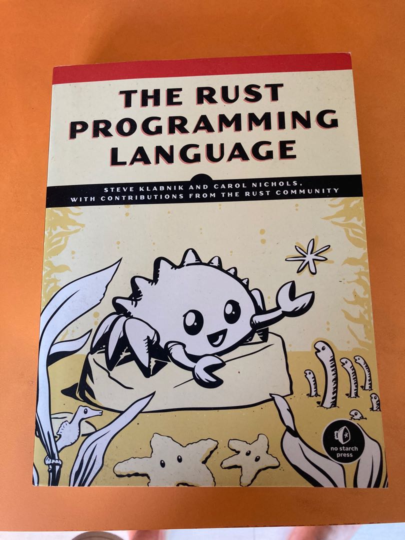 Rust Coding Language Stuffed Toy The Rust Programming Language, Hobbies & Toys, Books & Magazines ...