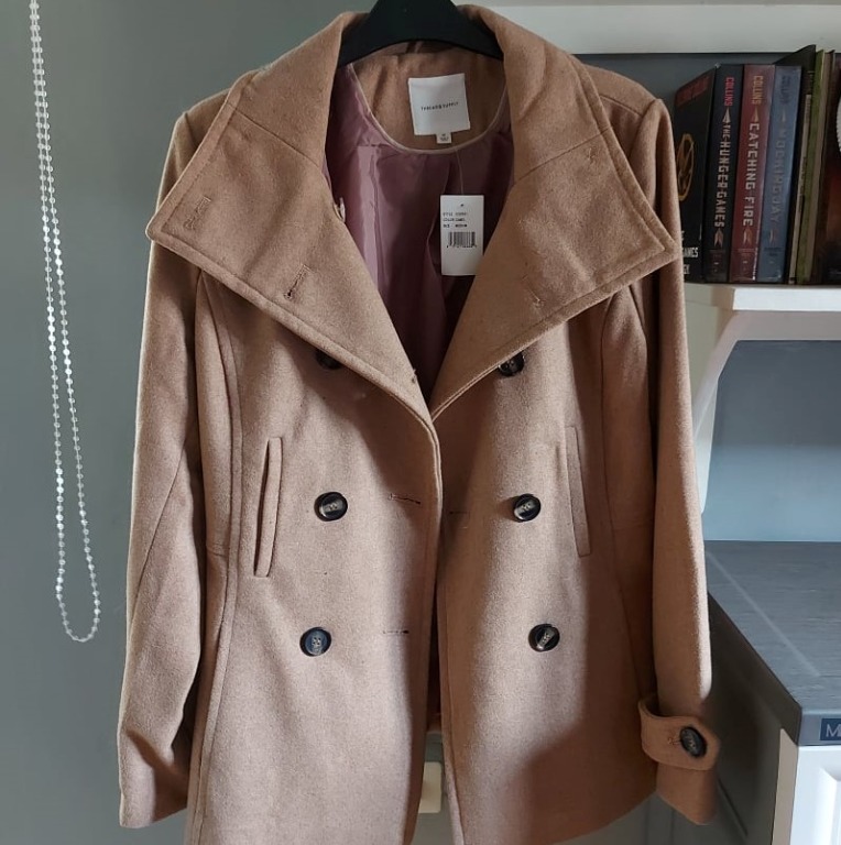 Thread and supply cheap double breasted peacoat