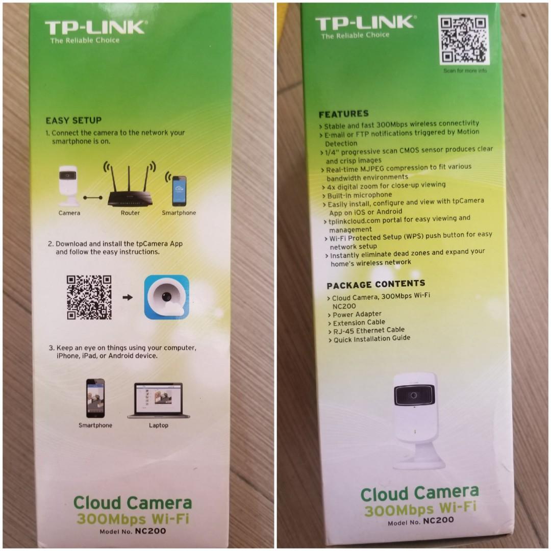 Camara Ip Tp Link Cloud Nc200 300Mbps Wi-Fi