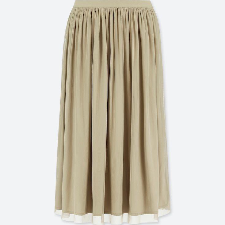 UNIQLO Reversible Silk Tulle Skirt, Women's Fashion, Bottoms, Skirts on