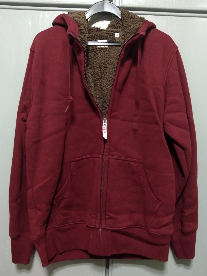 Red jacket uniqlo sale