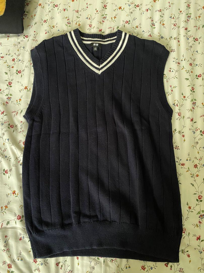 Uniqlo sweater vest discount