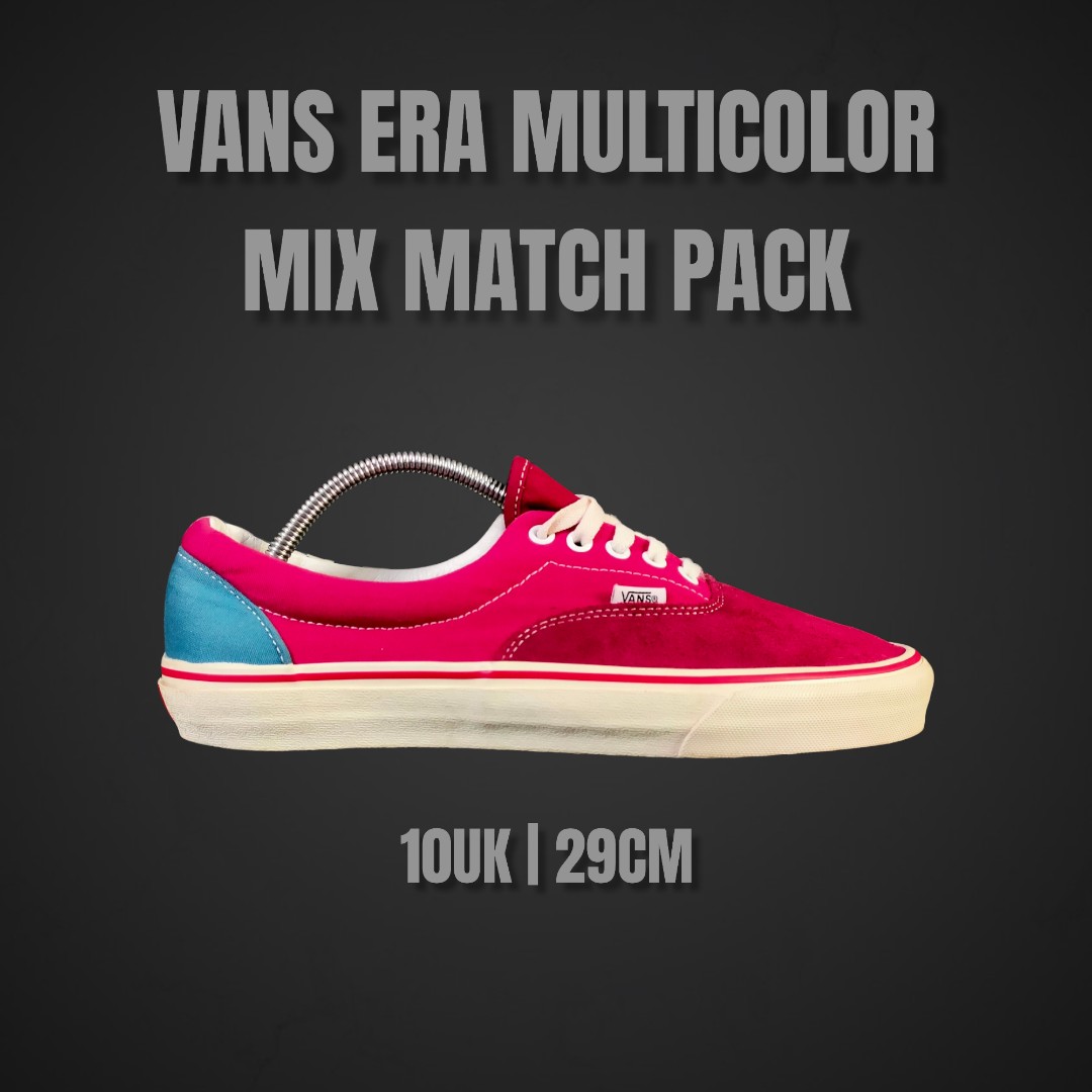 VANS ERA MULTICOLOR 10UK Men s Fashion Footwear Sneakers on