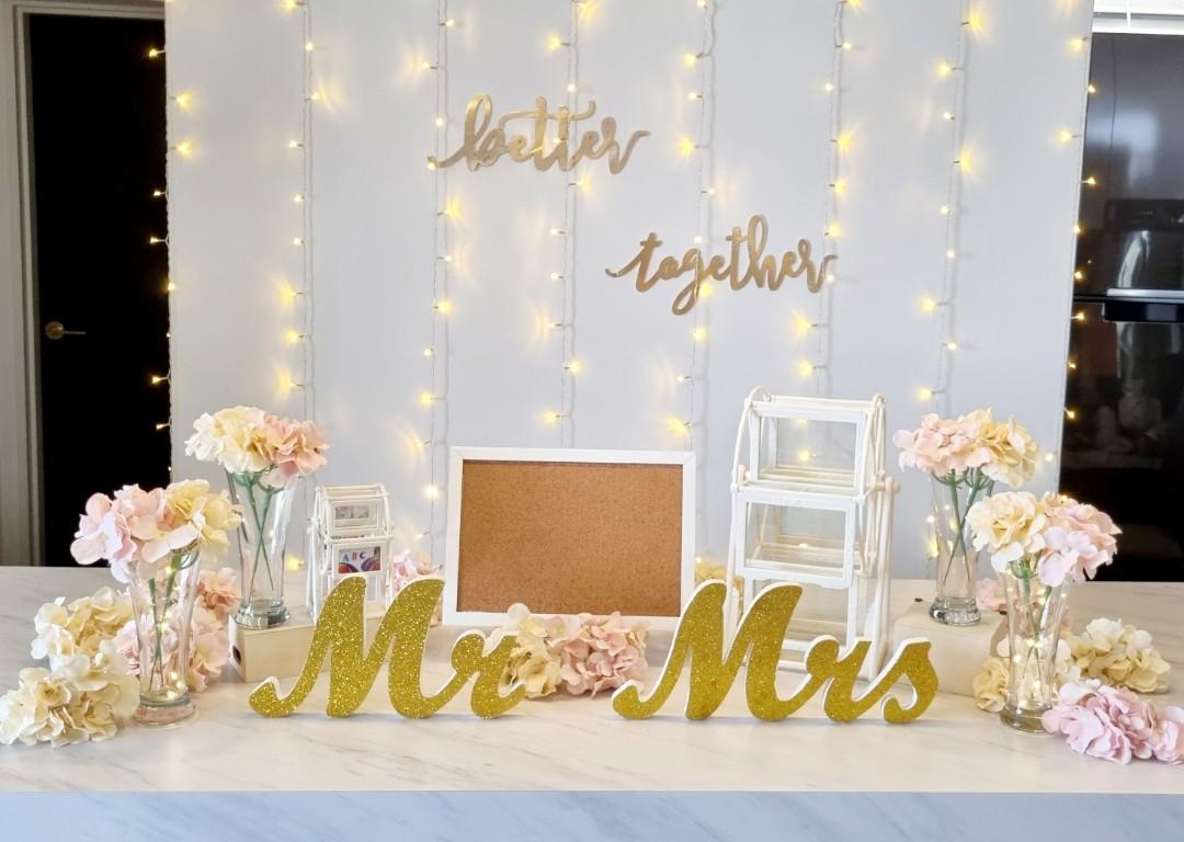 Wedding shop decor accessories