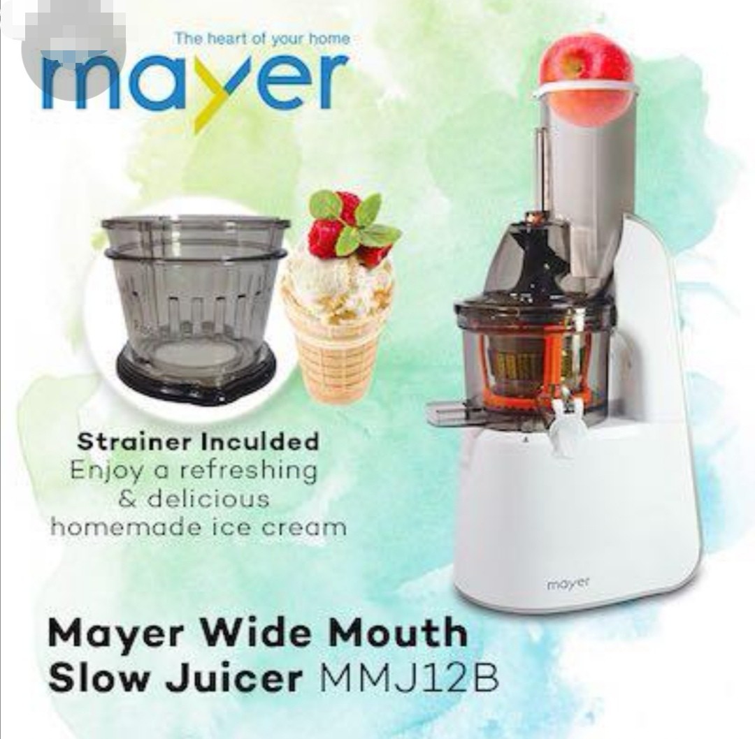 Whole Slow Juicer / Home Made Ice Cream (Wide Mouth), TV & Home