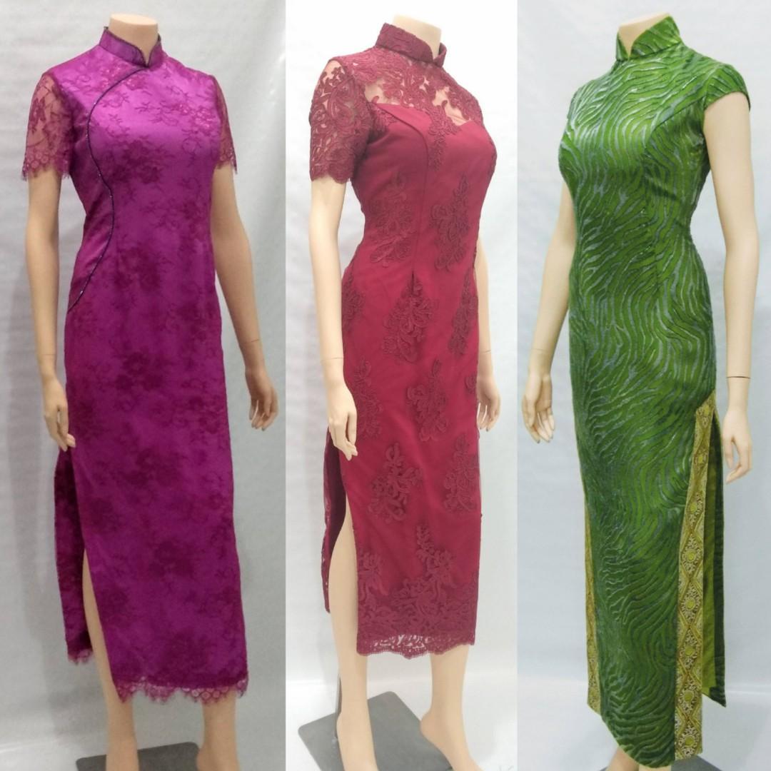 Zion Creation Custom Made Ready Lace Cheongsam for Weddings Women s Fashion Dresses Sets Traditional Ethnic wear on Carousell