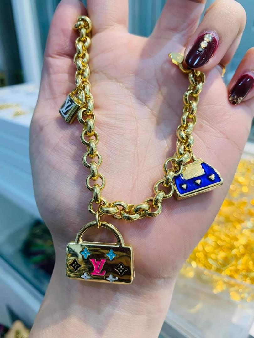 LV crazy in lock Bracelet authentic Louis Vuitton, Luxury, Accessories on  Carousell