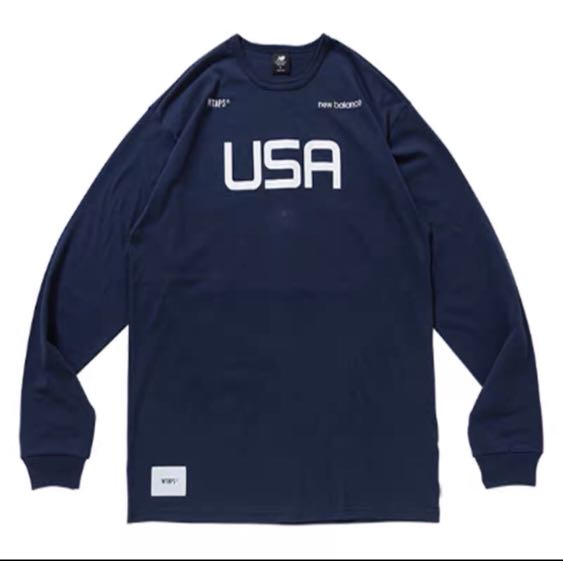21 ss Wtaps x new balance TC Jersey L S Tee size XL madness