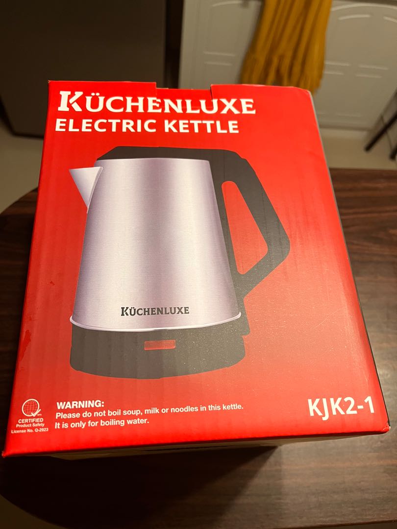 2L Kuchenluxe Electric Kettle, Furniture & Home Living, Kitchenware