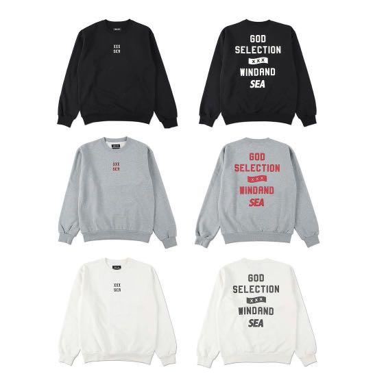 預購突發18/12 Wind and Sea x God Selection XXX (GODWDS) Crewneck衞