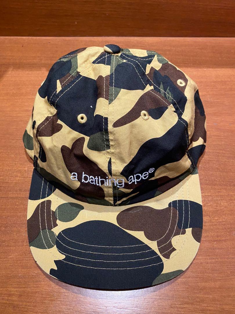 Bathing Ape Camo Hat Authentic, Fesyen 