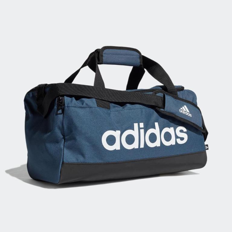 adidas Essentials Logo Duffel Bag Extra Small Unisex blue GN2035, Men's ...