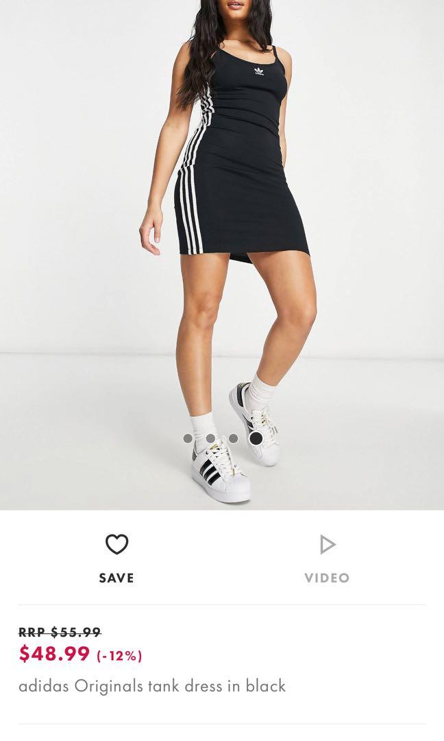 Adidas Originals Black Tank Dress