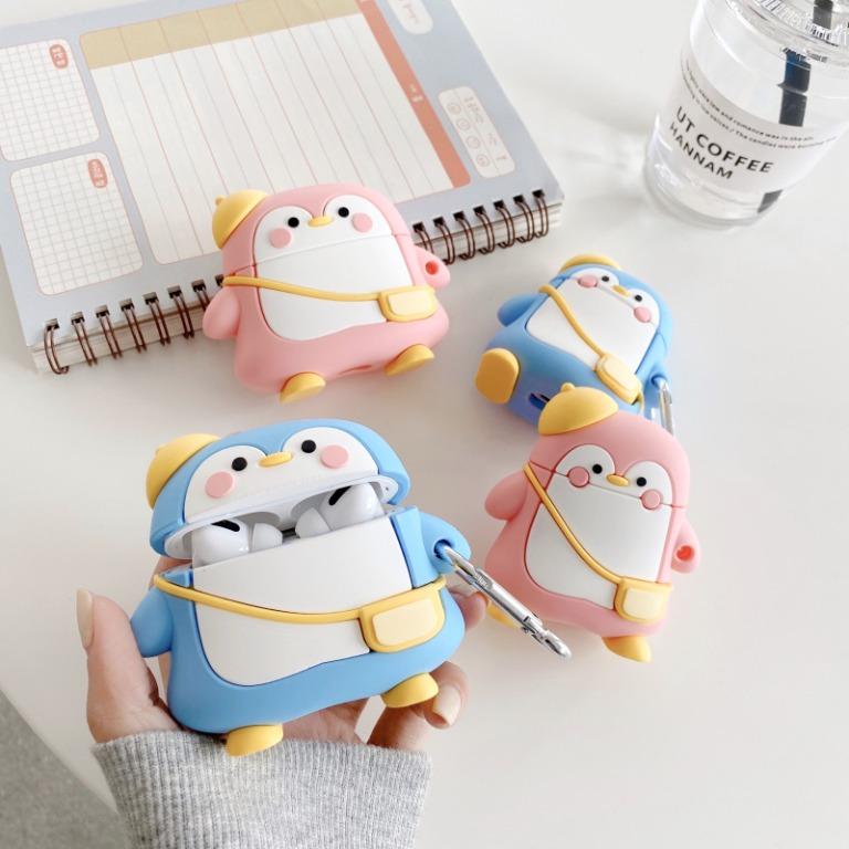 airpod case casing mobile lagend inpods 12 caseins Penguin for Apple Airpods pro Bluetooth headset protective case 1 2 couple shell