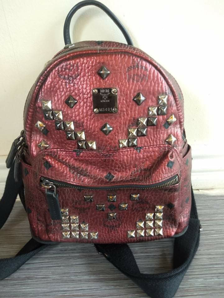 MCM backpack keychain, Luxury, Bags & Wallets on Carousell