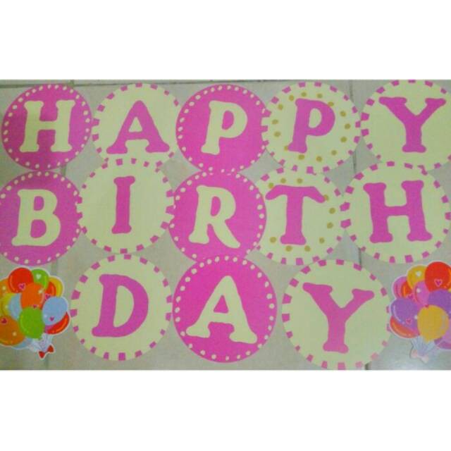 Banner Happy Birthday New Barang Yang Dicari Di Carousell