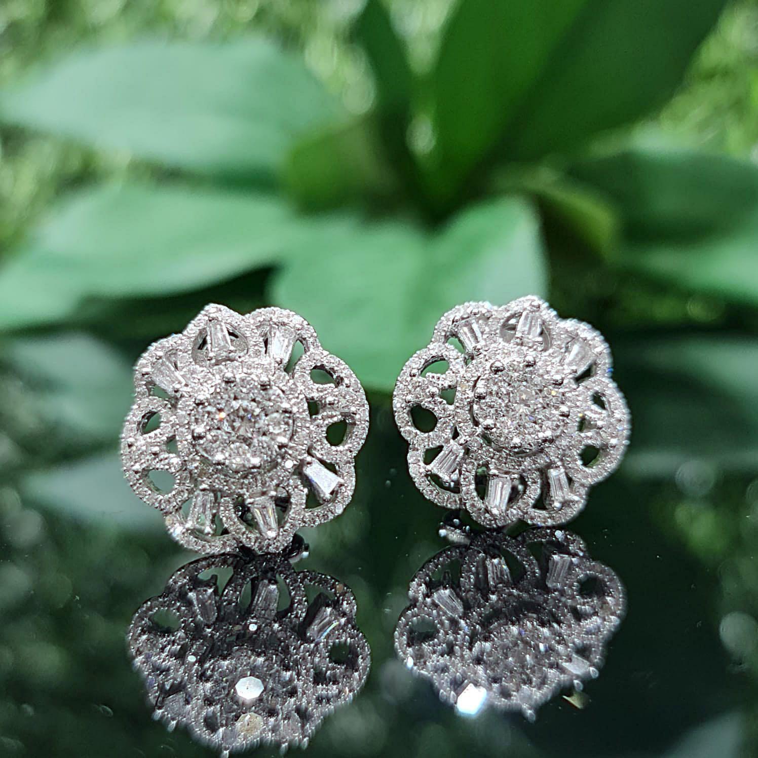 SALE ITEM diamond earrings