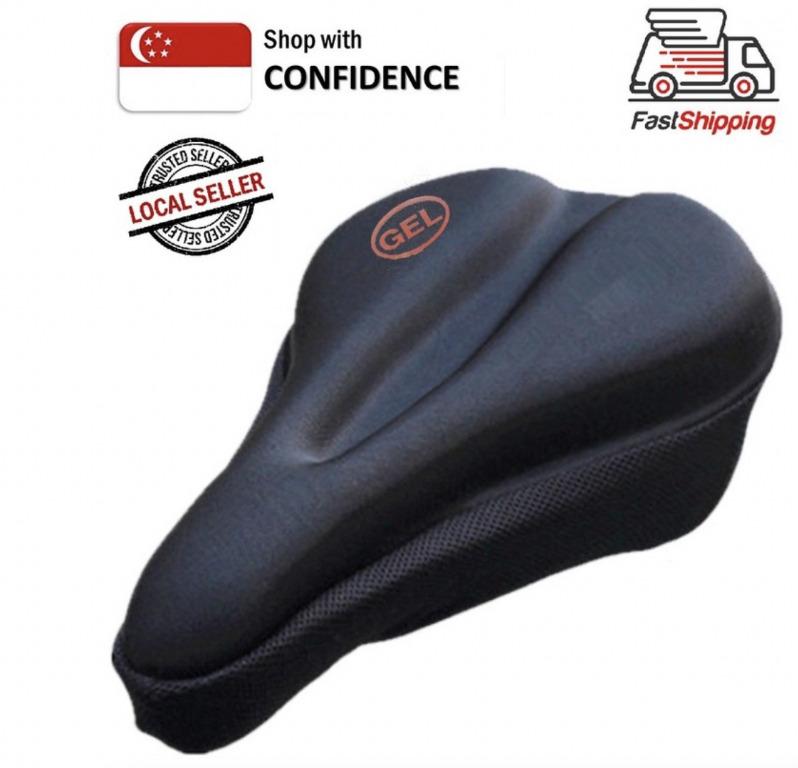 Bicycle Seat Cushion Cover Gel Bike Saddle Butt Padding Sports Equipment Bicycles Parts Bicycles on Carousell