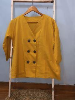blouse mustard