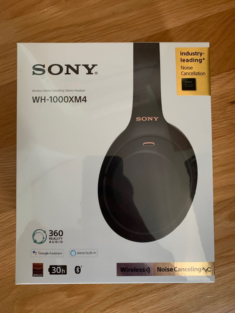 box, SONY WH-1000XM4, Audio, Headphones 