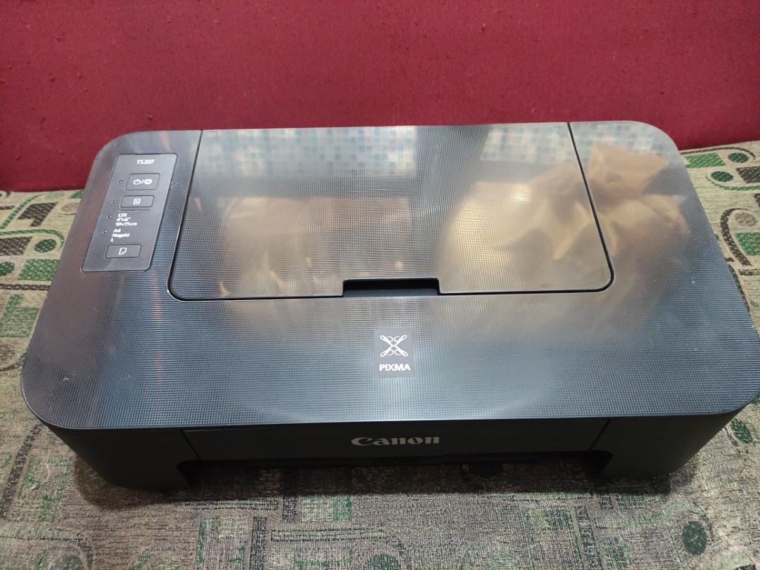 CANON PIXMA TS207 (Category: Printers, Scanners & Copiers) located in Makati City. Submitted by gwnca_ (Listing ID 1132037994, Image 3). Description: SECOND HAND CANON PIXMA TS207 PRINTER • no ink included • no flaws • message for more info.