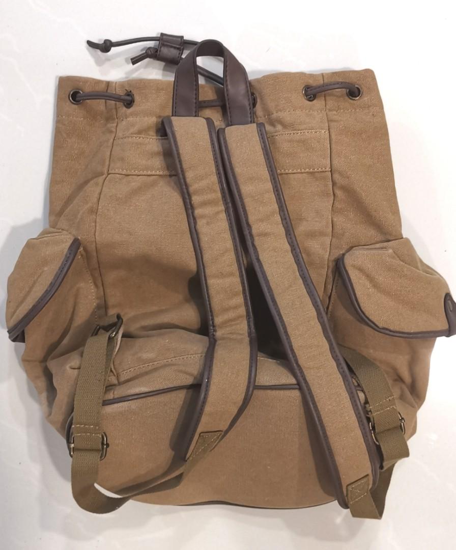 Zalora canvas backpack hot sale