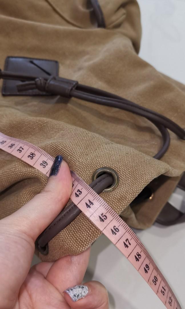 Zalora canvas backpack shop