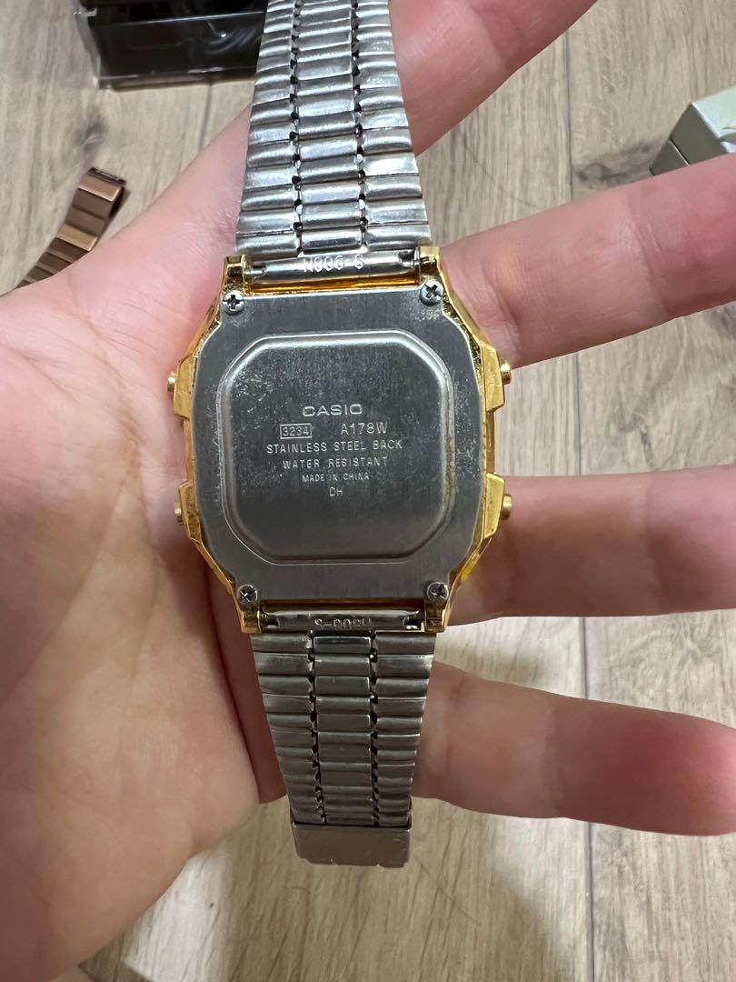 Casio Gold A178W Women s Fashion Watches Accessories Watches on Carousell