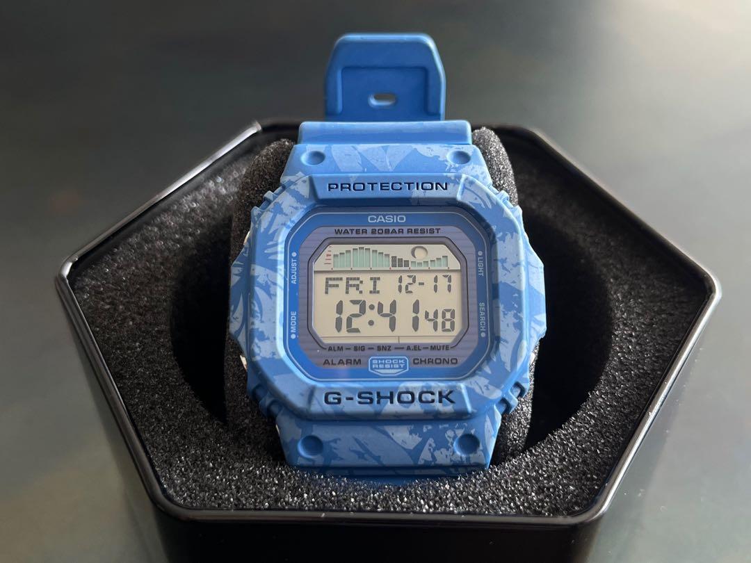 Casio G-SHOCK GLX-5600 藍色手錶, 名牌, 手錶- Carousell