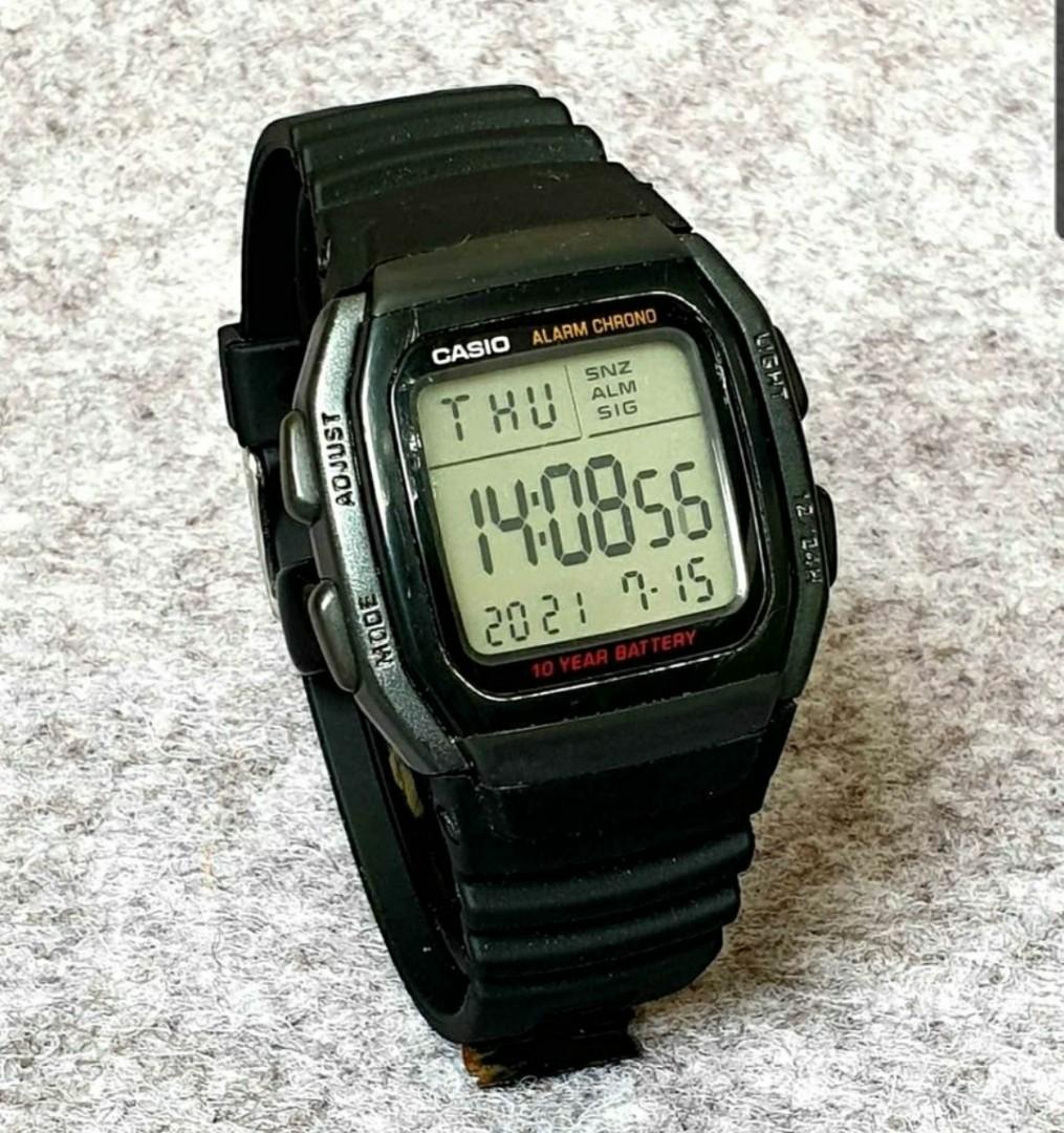 Casio W96H, Fesyen Pria, Jam Tangan di Carousell