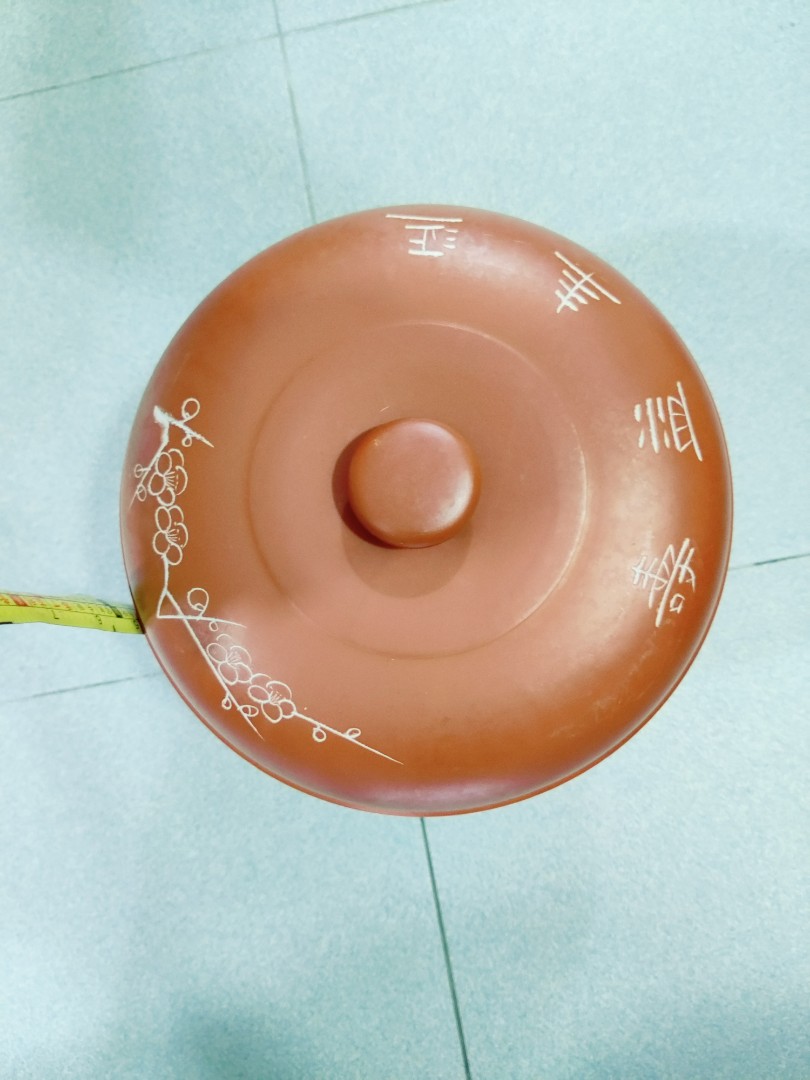 Ceramic pot double boil cook, Furniture & Home Living, Kitchenware