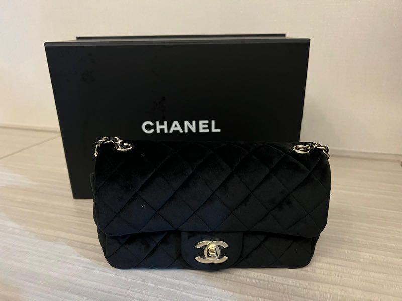 Chanel Dark Green Pearl Crush Square Mini Flap Antique Gold