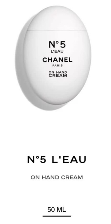 Chanel N5 LEAU hand cream