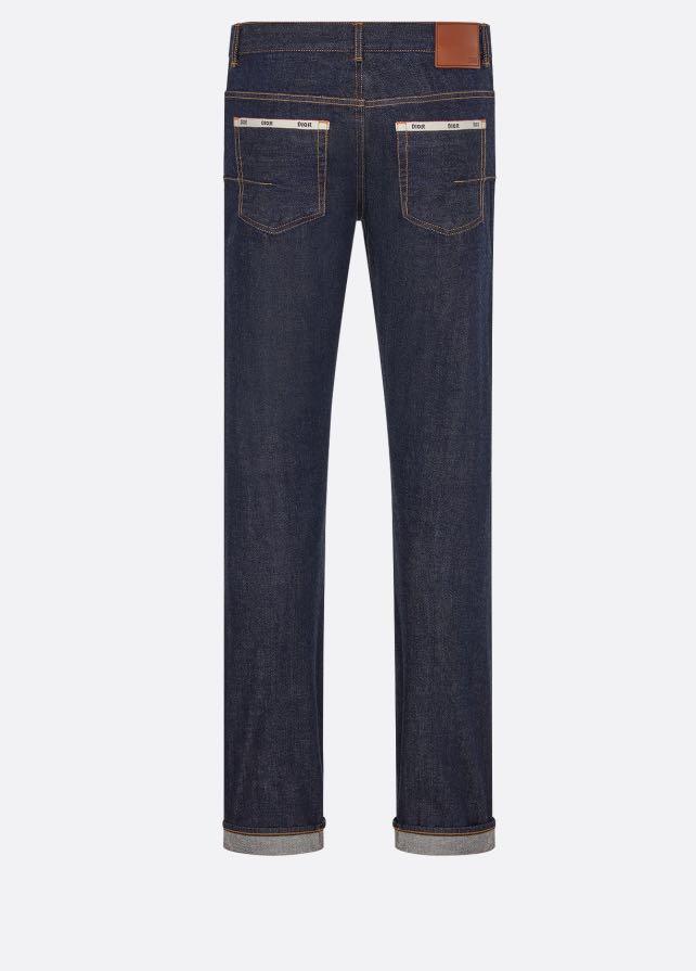 Christian Dior Selvedge slim-fit jeans, Men's Fashion, Bottoms, Jeans ...