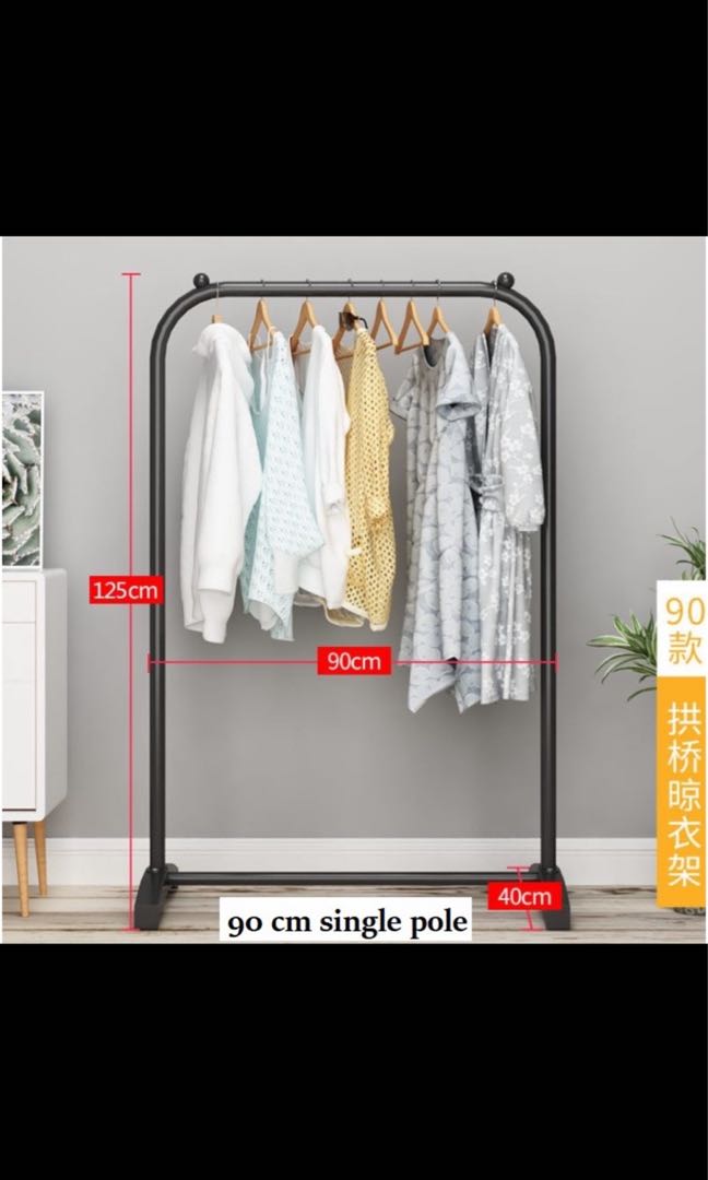 Clothes Rack Rental, Furniture & Home Living, Furniture, Shelves, & Racks on Carousell