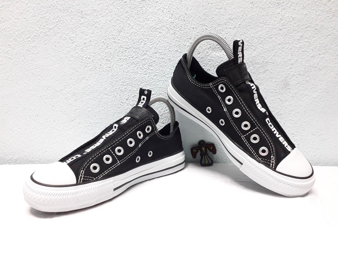 CONVERSE LOGO TAPE SLIP ON Women s Fashion Footwear Sneakers on