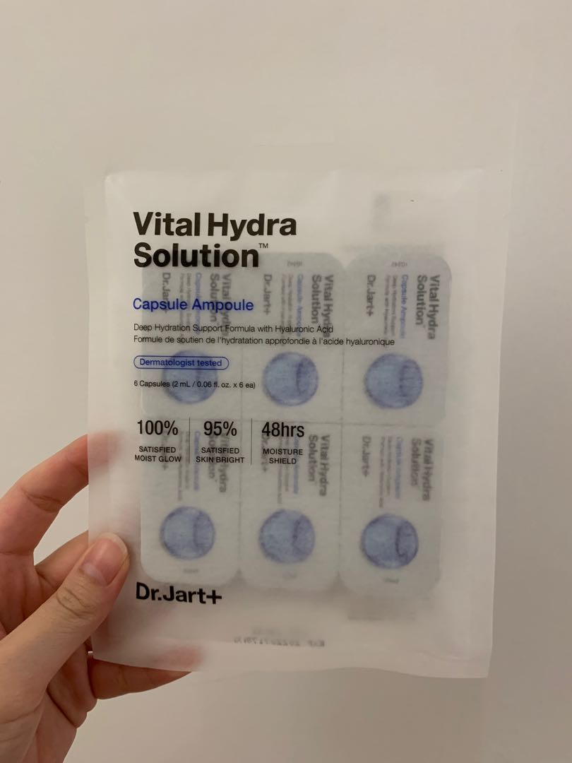 DR. JART Vital Hydra Solution Capsule Ampoule (6 Piece), Beauty