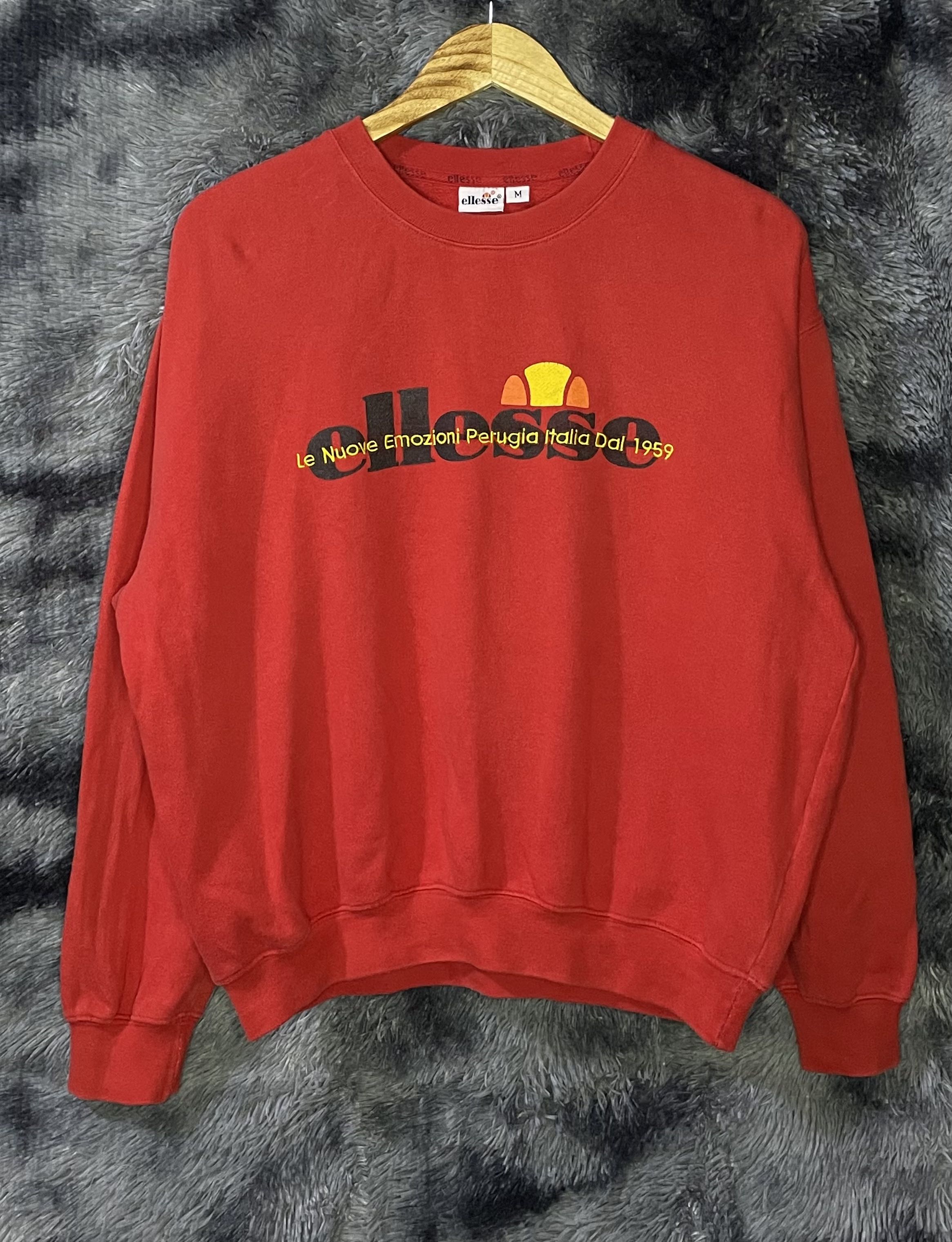 red ellesse jumper