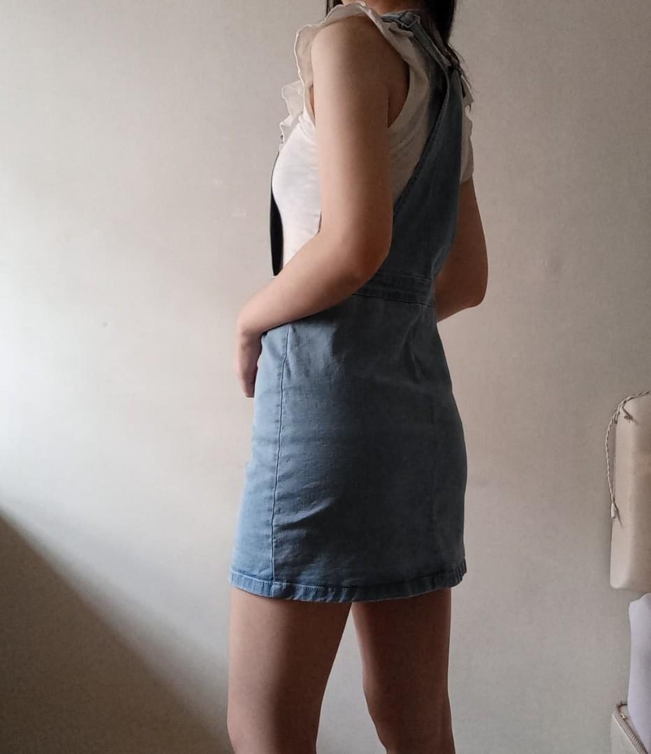 Factorie Denim Dungaree Overall Dress