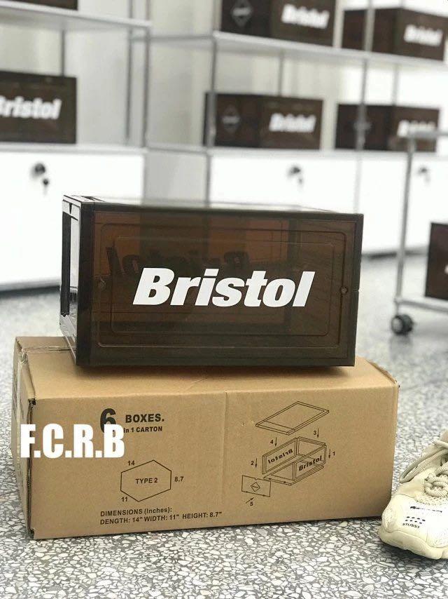 F.C.Real Bristol fcrb TOWER BOX 20AW FCRB鞋盒一套六隻磁吸開口33×26