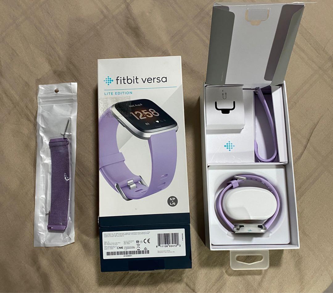 Fitbit versa lilac strap 2025