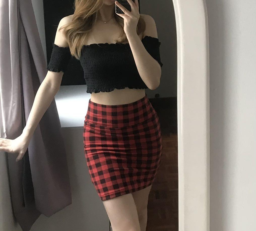Black bodycon skirt forever 21 online