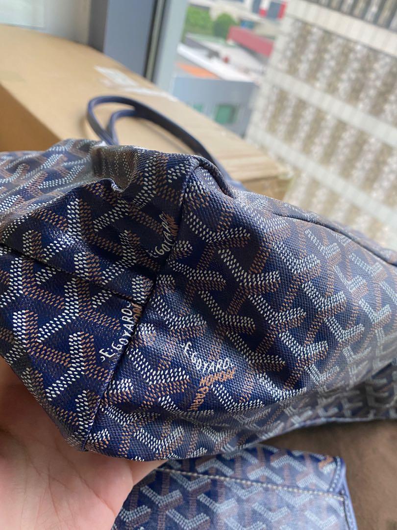 Goyard Goyardine Saint Louis PM Navy