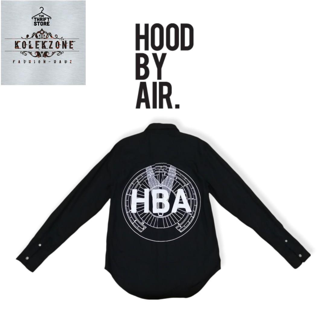 Hood by air long hot sale sleeve polo