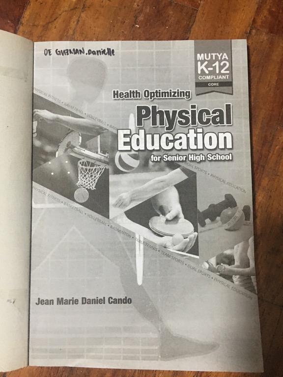 Health Optimizing Physical Education for Senior High School by Jean ...