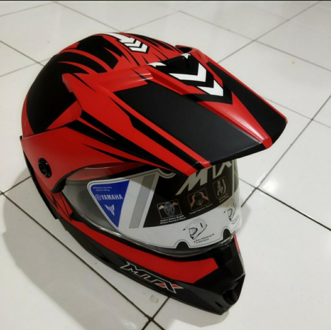 Helm Supermoto MTX by Yamaha Original Open Box Helm Full Face