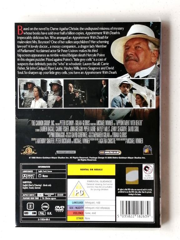 Hercule Poirot - Appointment With Death [Agatha Christie] (Genuine DVD