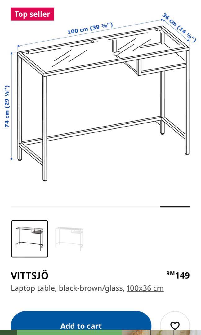 Ikea Desk, Home u0026 Furniture, Furniture on Carousell